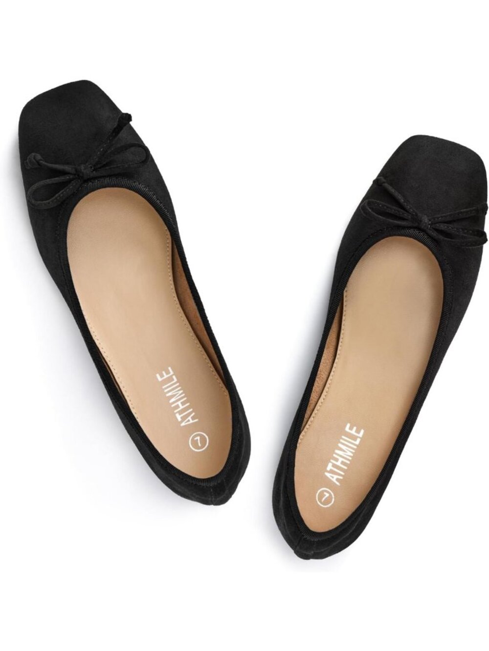 Stylish Square Toe Ballet Flats for Women | Dressy Casual Ballerina Shoes
